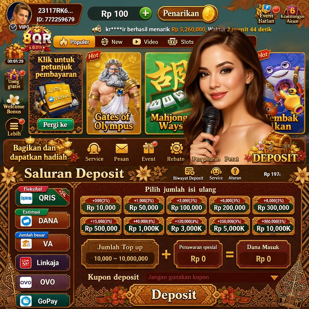 8QR - Game Slot Online dengan Beragam Tema dan Fitur Bonus