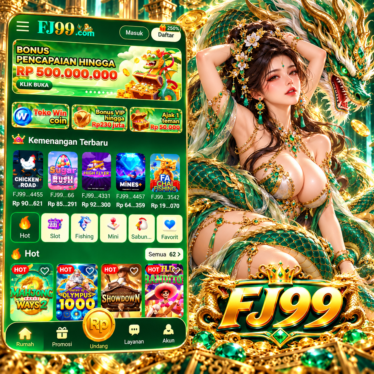 FJ99 - Jelajahi Ragam Slot Online dengan Tema Menarik